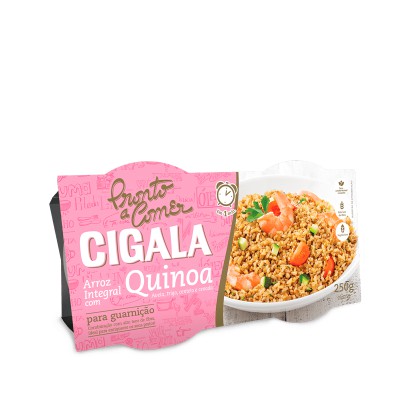 Cigala Ready-to-Eat Brown Rice With Quinoa (125x2)x8
