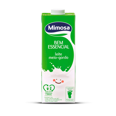 Leite UHT Mimosa Meio Gordo 1L