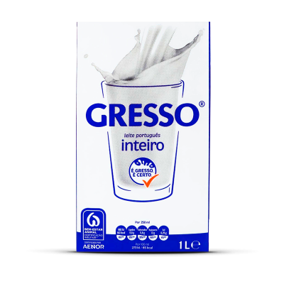 Leite UHT Gresso Gordo 1L 