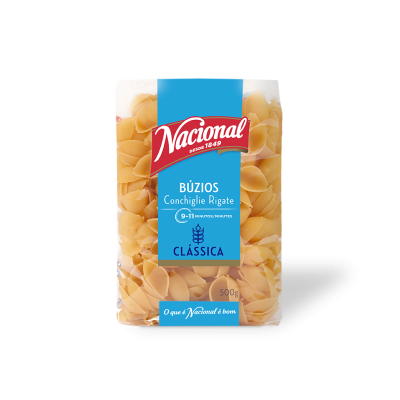 Búzios Conchiglie Rigate 500gr