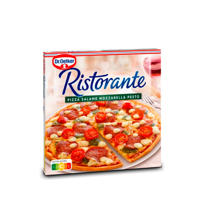 Pizza Ristorante Salami and Mozzarella 360gr
