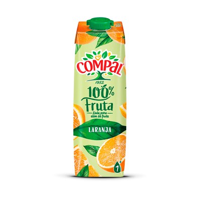 Sumo Compal 100% Laranja 1L