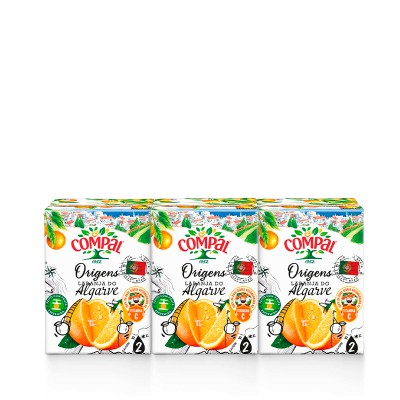 Néctar Compal Clássico Laranja do Algarve 3X0.20L