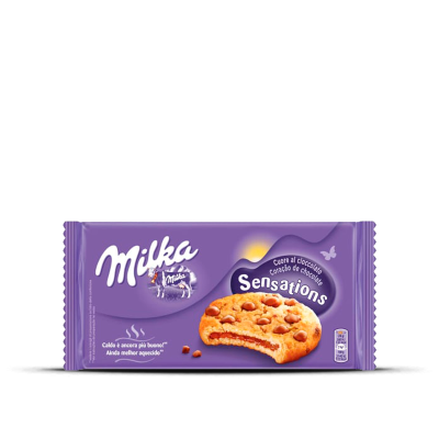Bolacha Milka Sensations Chocolate 156g