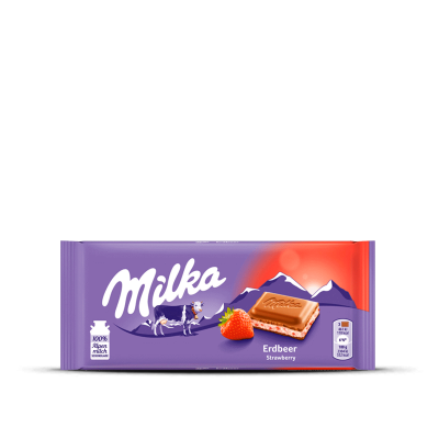 Milka Morango e Iogurte