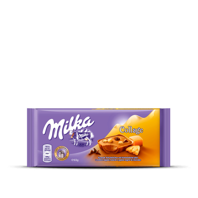 Milka Collage Caramelo Salgado e Bolacha 93g