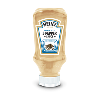 Molho Heinz 3 Pimentas Top Down 220ml