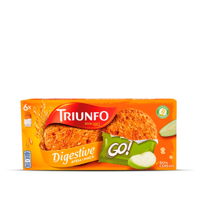 Triunfo Digestive Go! Maçã 171g