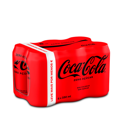Coca-Cola Zero Sugar Can 6x330ml