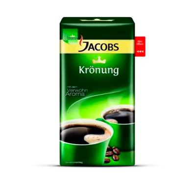 Jacobs Krönung Ground Coffee Genuine German Coffee 500g