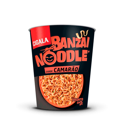 Cigala Banzai Noodle Shrimp Flavor 67gr