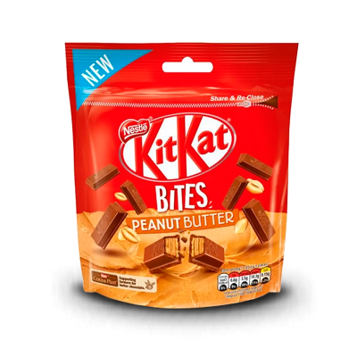 Kitkat Bites Peanut Butter Pouchbag 10x104g 